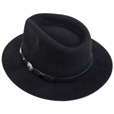 Hoeden - Gårda Maricopa Fedora (zwart)