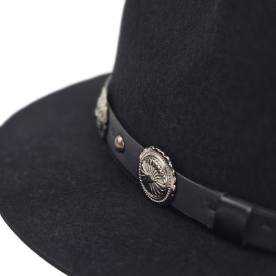 Hoeden - Gårda Maricopa Fedora (zwart)