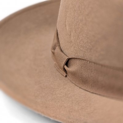 Hoeden - Gårda Napoli Fedora Wool Hat (beige)