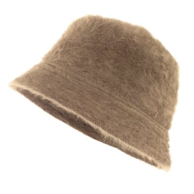 Hoeden - Gårda Orvieto Angora Bucket Hat (bruin)