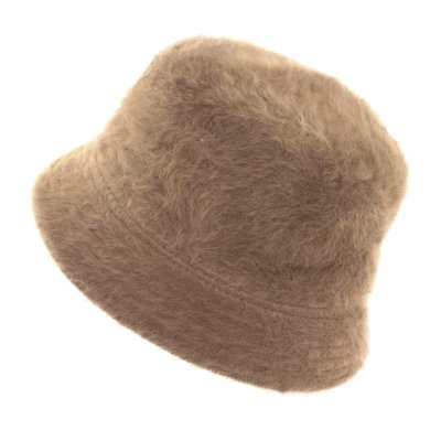Hoeden - Gårda Orvieto Angora Bucket Hat (bruin)