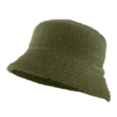 Hoeden - Gårda Orvieto Angora Bucket Hat (groente)