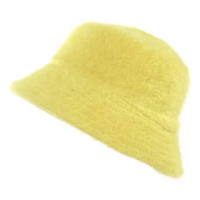 Hoeden - Gårda Orvieto Angora Bucket Hat (geel)