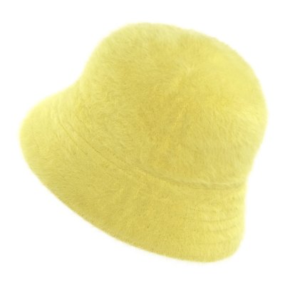 Hoeden - Gårda Orvieto Angora Bucket Hat (geel)