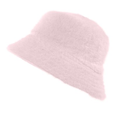 Hoeden - Gårda Orvieto Angora Bucket Hat (roze)
