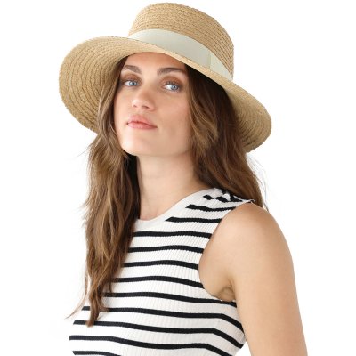 Stro hoed - Gårda Palma Gambler (naturel/beige)