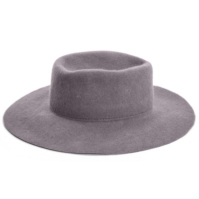 Hoeden - Gårda Pinerolo Unstructured Wool Hat (grijs)