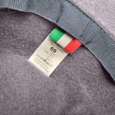 Hoeden - Gårda Pinerolo Unstructured Wool Hat (grijs)