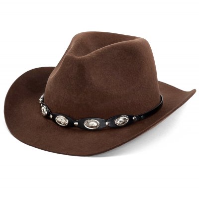 Hoeden - Gårda Pueblo Cowboy (bruin)