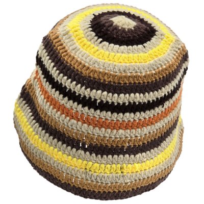 Hoeden - Gårda Solero Knitted Bucket Hat (beige/multi)