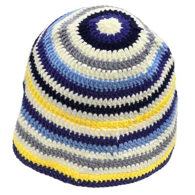 Hoeden - Gårda Solero Knitted Bucket Hat (blauw/multi)