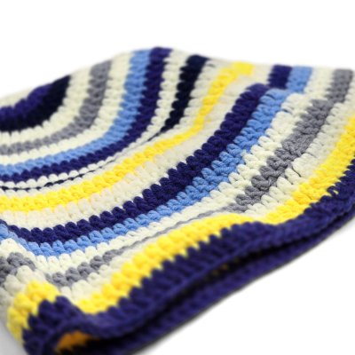 Hoeden - Gårda Solero Knitted Bucket Hat (blauw/multi)