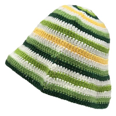 Hoeden - Gårda Solero Knitted Bucket Hat (groen/multi)
