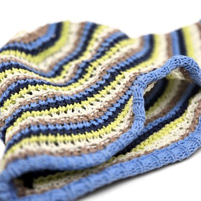 Hoeden - Gårda Tecina Knitted Bucket Hat (blauw/multi)