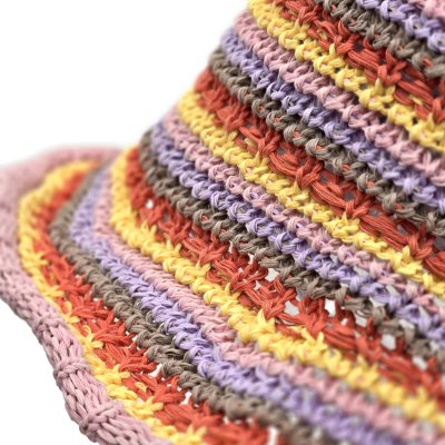 Hoeden - Gårda Tecina Knitted Bucket Hat (roze/multi)