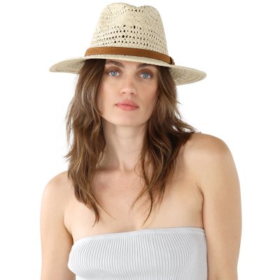 Stro hoed - Gårda Toulon Fedora (beige)