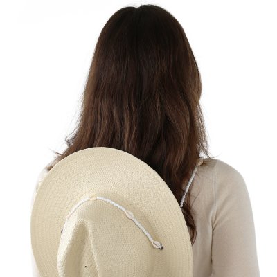 Stro hoed - Gårda Valencia Fedora (beige)