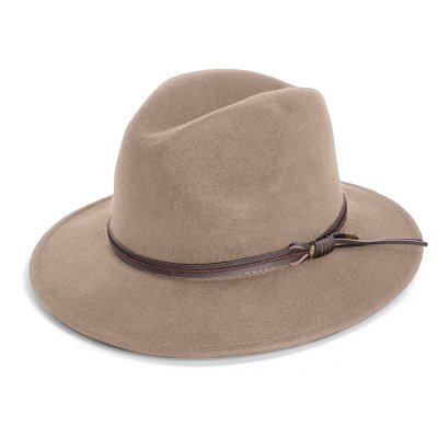 Hoeden - Gårda Vicenza Crushable Wool felt Fedora (beige)