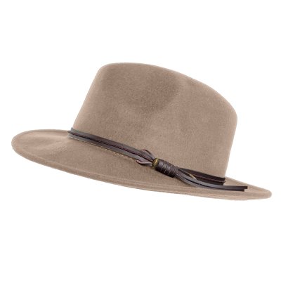 Hoeden - Gårda Vicenza Crushable Wool felt Fedora (beige)