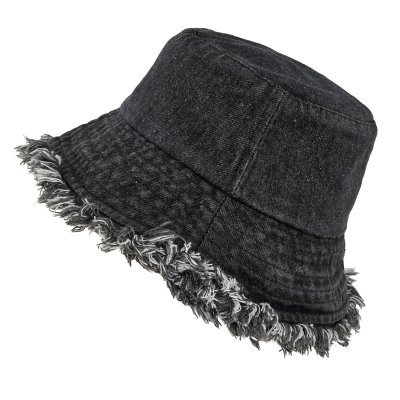 Hoeden - Gårda Vintage Denim bucket hat (donkergrijs)