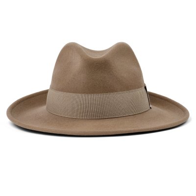 Hoeden - Gårda Volterra Fedora Wool Hat (beige)
