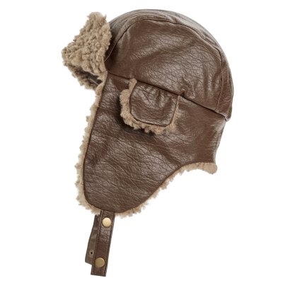 Pilotenmuts - Gårda Linsell PU Trapper (bruin)