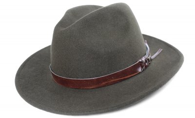 Hoeden - Gårda Windsor Wool Fedora (groen)