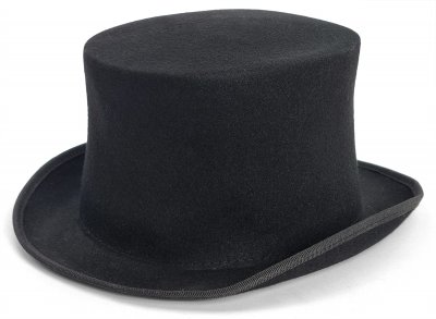 Hoeden - Gårda Chiesa Top Hat Wool (zwart)