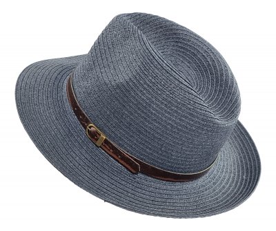 Hoeden - Gårda Agrigento Fedora (blauw)