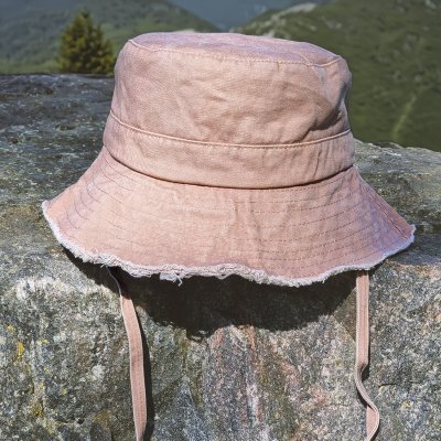 Hoeden - Gårda Bucket Hat (dusty red)