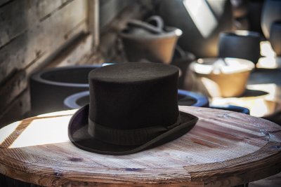 Hoeden - Gårda Chieri Top Hat Wool (zwart)