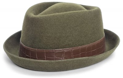 Hoeden - Gårda Devenport Pork Pie (groen)