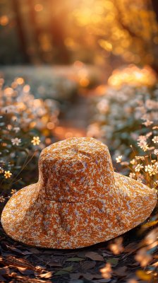 Hoeden - Gårda Flavia Bucket Hat (oranje)