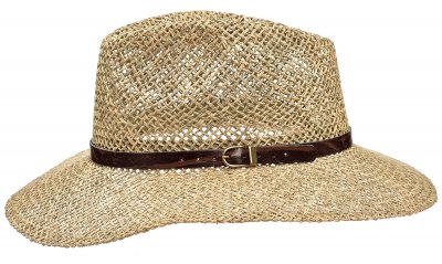 Hoeden - Gårda Oliveto Seagrass Fedora (naturel)