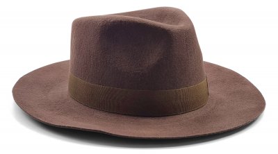Hoeden - Gårda Raglan Fedora (bruin)