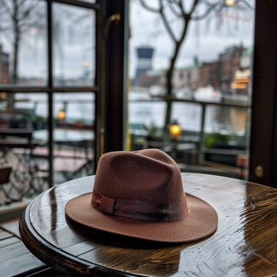 Hoeden - Gårda Raglan Fedora (bruin)