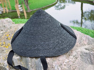 Hoeden - Gårda Soriya Rijsthoed (zwart)