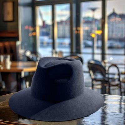 Hoeden - Gårda Townsville Fedora (donkerblauw)
