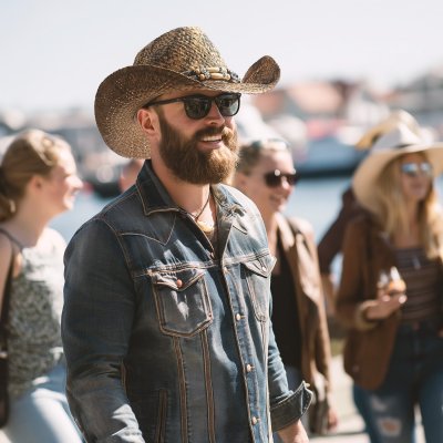 Hoeden - Gårda Valentia Cowboy (naturel)