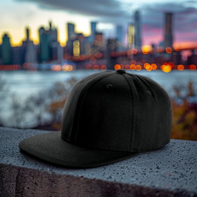 Kap - Gårda Davis Basic Cap (zwart)
