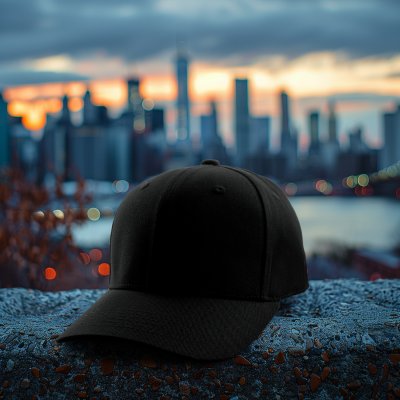 Kap - Gårda Smith Basic Baseball (zwart)