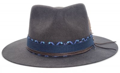 Hoeden - Stetson Western Woolfelt (silver)