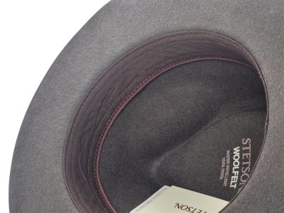 Hoeden - Stetson Western Woolfelt (silver)