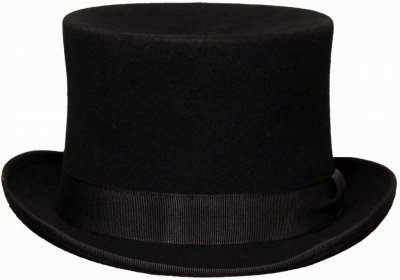 Hoeden - Gårda Chieri Top Hat Wool (zwart)