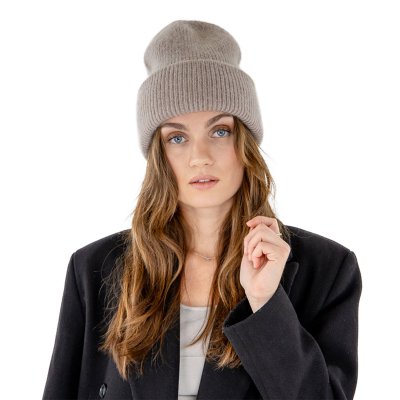 Mutsen - Gårda Angora Beanie (greige)