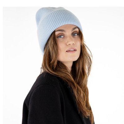 Mutsen - Gårda Angora Beanie (lichtblauw)