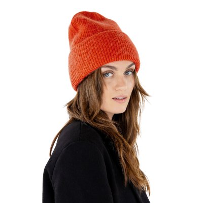Mutsen - Gårda Angora Beanie (oranje)