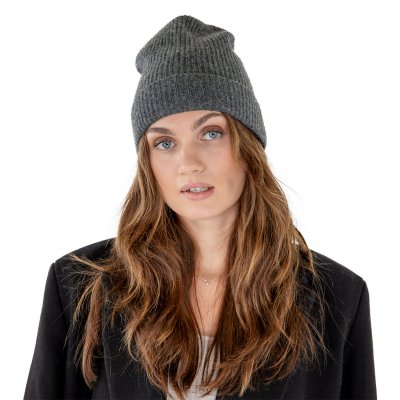 Mutsen - Gårda Cashmere Beanie (grijs)