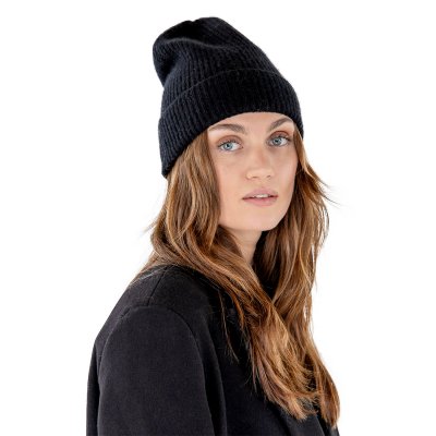 Mutsen - Gårda Cashmere Beanie (zwart)