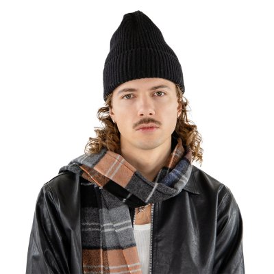 Mutsen - Gårda Selfoss Wool Beanie (zwart)